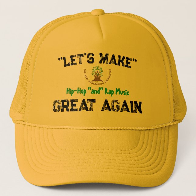 Support For Youth Music and Art Programs Online Tr Trucker Hat (Front)