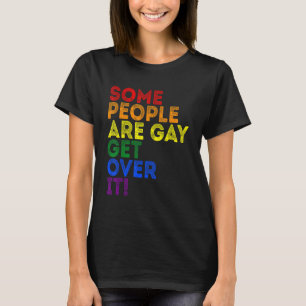 Support Gay Ally Some People Are Gay Rainbow Lgbt T-Shirt