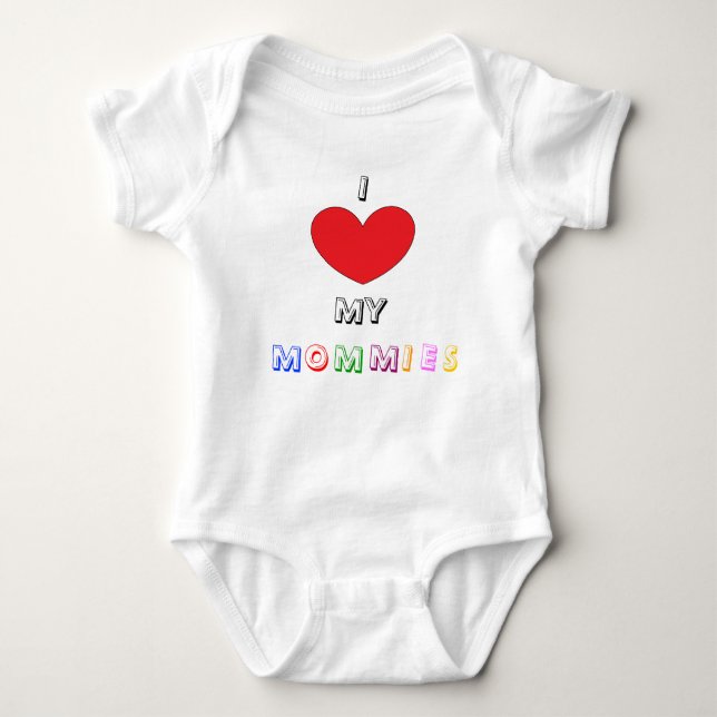 Support Gay Marriage Baby Bodysuit (Front)