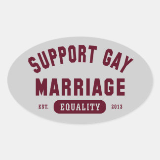Support Gay Marriage Equality Sticker