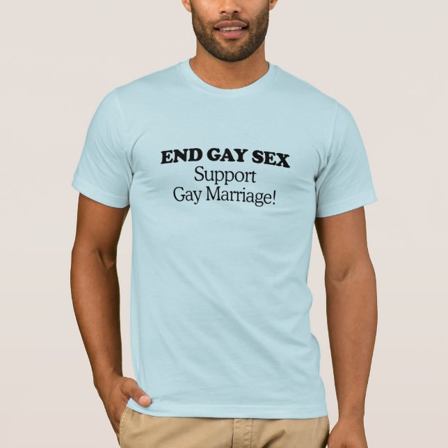 Support Gay Marriage T-Shirt (Front)