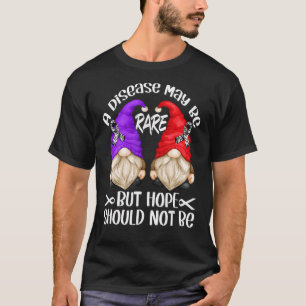Support Gnomes For Girls Rare Disease Awareness Da T-Shirt