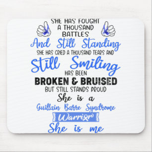 Support Guillain Barre Syndrome Warrior Gifts Mouse Pad