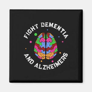 Support Heimerheimer Awareness Endheimer Fight Hei Magnet