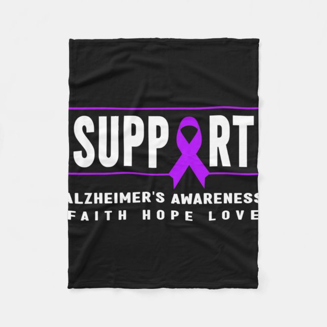 Support Heimerheimer’s - Heimer Warrior Heimerheim Fleece Blanket (Front)