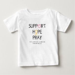 support.hope.pray cancer Baby T-Shirt & Tops