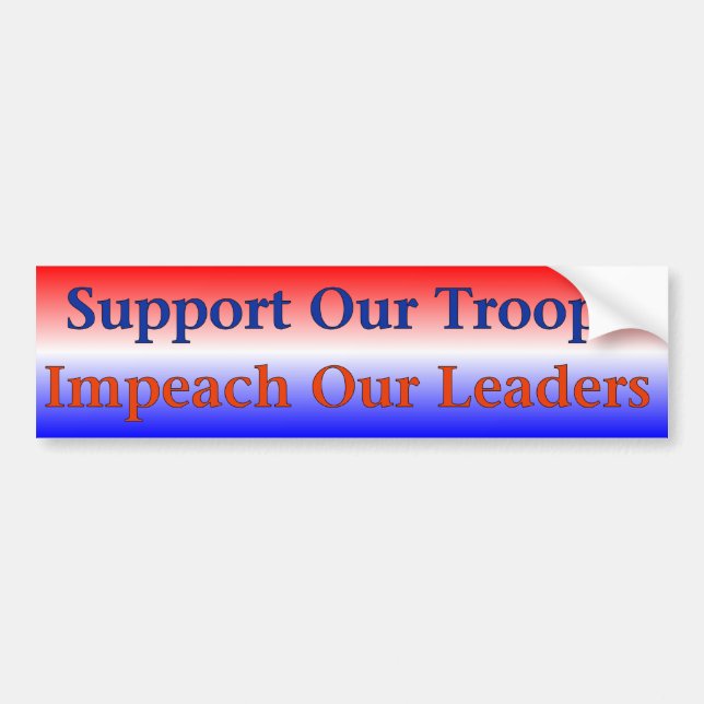 Support Impeach Sticker (Front)