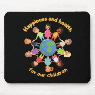 Support International Children's Day Planet Earth Mouse Pad