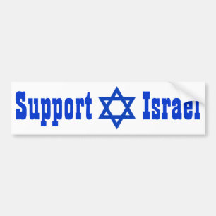 Support Israel Bumper Sticker