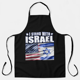 Support Israel I Stand with Israel  Apron
