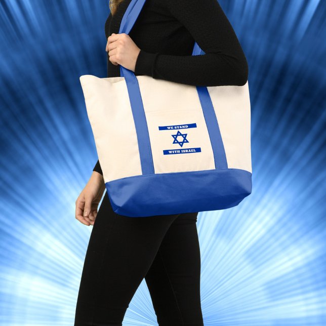 Support Israel, We Stand With Israel  Tote Bag (Creator Uploaded)