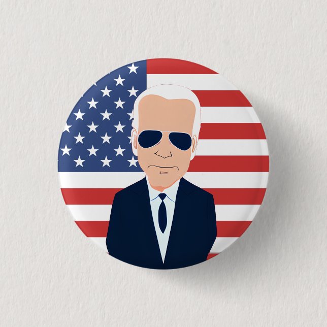 Support Joe Biden | 2024  Presidential Election 3 Cm Round Badge (Front)