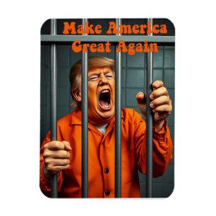 Support Kamala Walz Justice Trump Funny Satire  Magnet