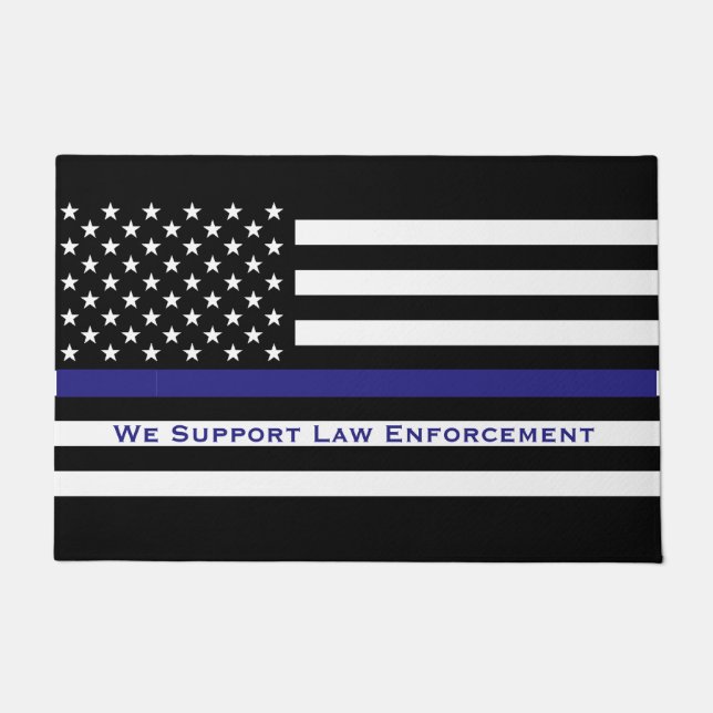 Support Law Enforcement Doormat (Front)