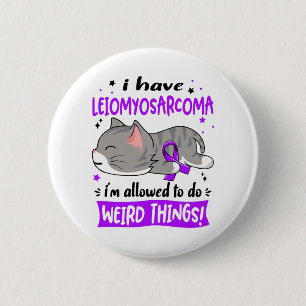 Support Leiomyosarcoma Awareness Ribbon Gifts 6 Cm Round Badge