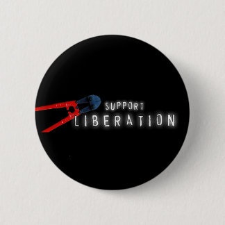 Support Liberation 6 Cm Round Badge