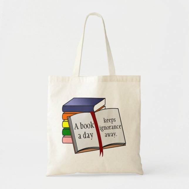 Support literacy Encourage reading Tote Bag (Front)