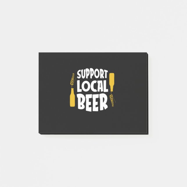 Support Local Beer Post-it Notes (Front)