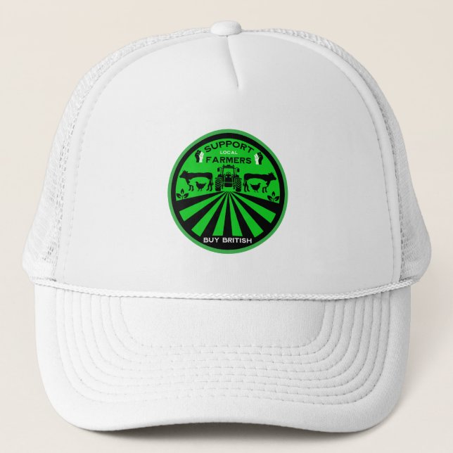 Support Local British Farm Produce Trucker Hat (Front)