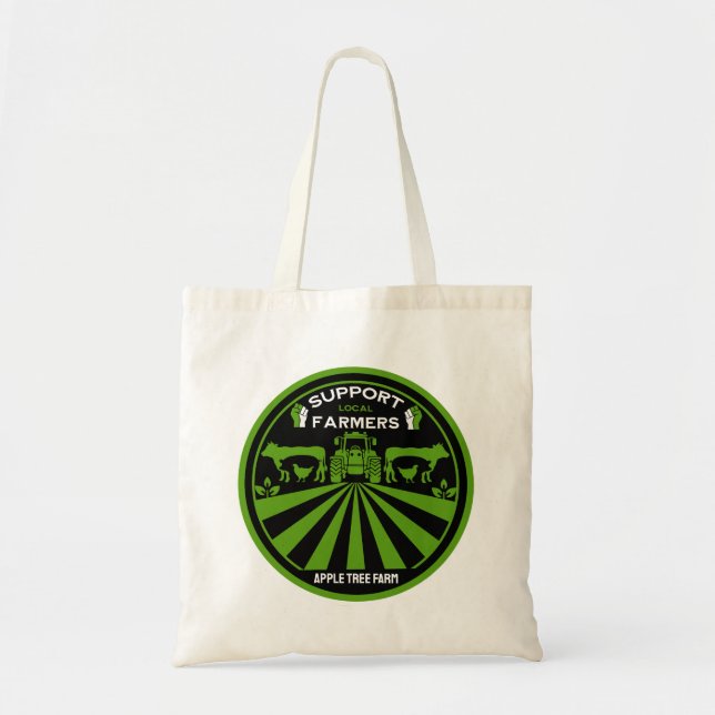 Support Local Farm Produce Tote Bag (Front)