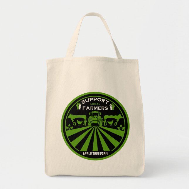 Support Local Farm Produce Tote Bag (Front)