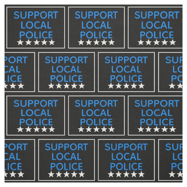 Support Local Police Fabric (Swatch)