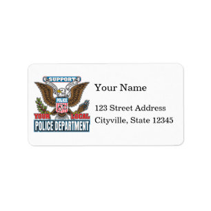 Support Local Police Label