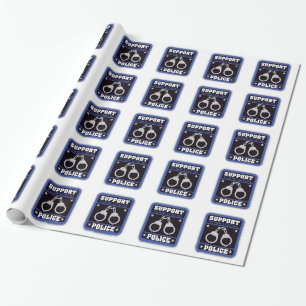 Support Local Police Wrapping Paper