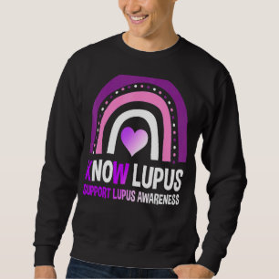Support Lupus Awareness Month Cute Boho Rainbow Sweatshirt