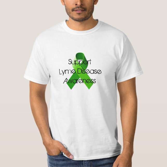 Support Lyme Disease Awareness Tshirt (Front)