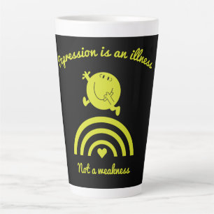 Support Mental Health Awareness  Latte Mug T-Shirt