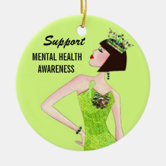 Mental Health Awareness Christmas Tree Decorations & Baubles | Zazzle.co.nz