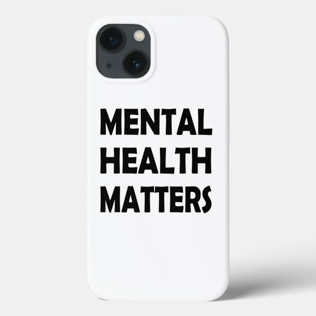 Support Mental Wellness | Mental Health Matters Case-Mate iPhone Case (Back)