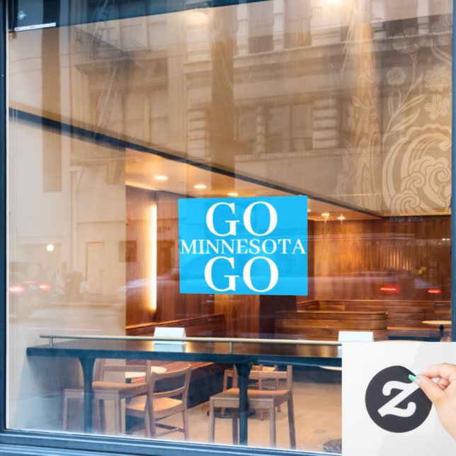 support Minnesota window cling (Cafe Window)