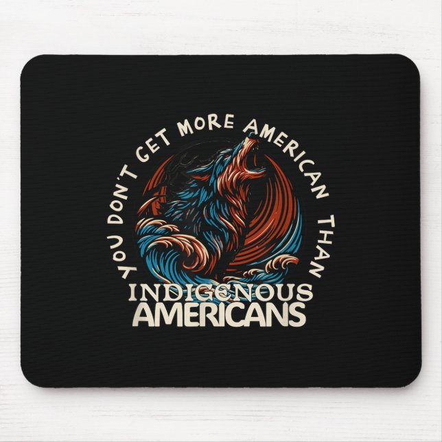 Support Native Americans Against Trump _2  Mouse Pad (Front)
