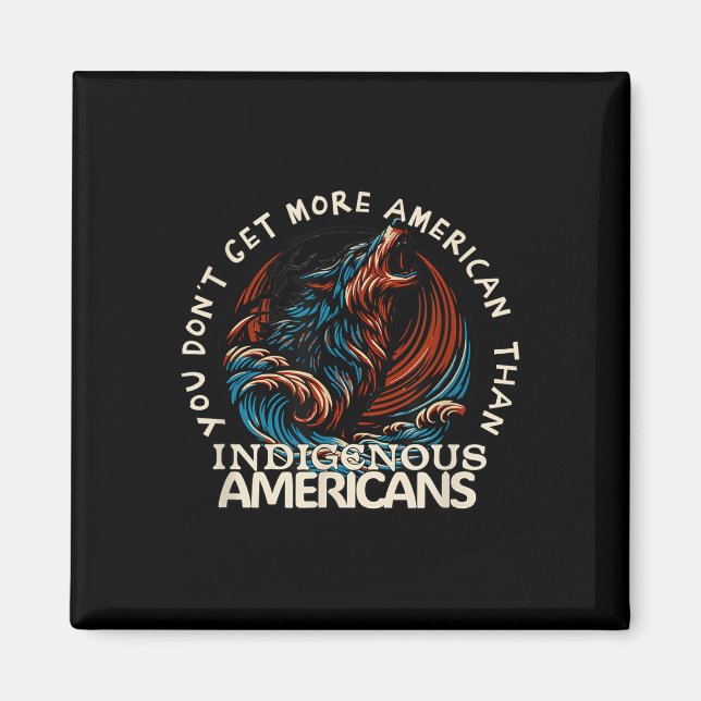 Support Native Americans Against Trump  Magnet (Front)
