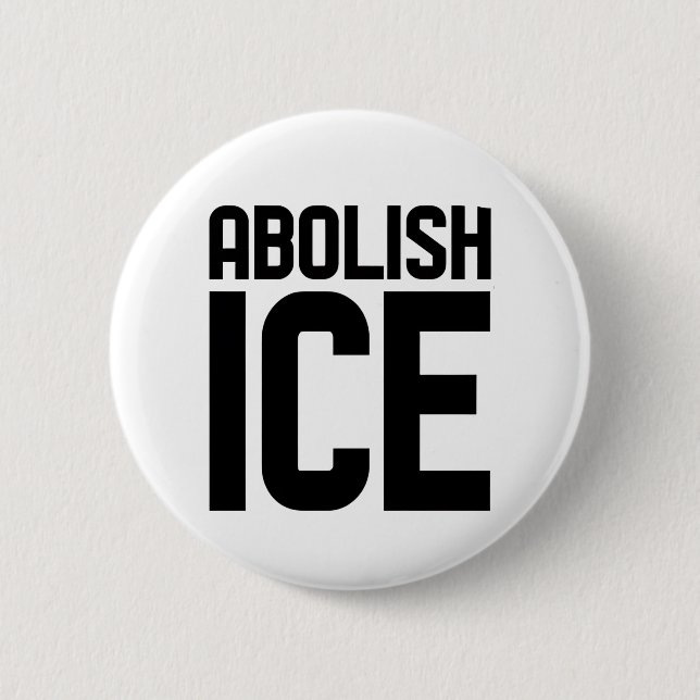 Support our immigrant Abolish Ice Protest  6 Cm Round Badge (Front)