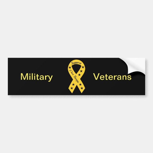 Support Our Troops Bumper Sticker (Front)