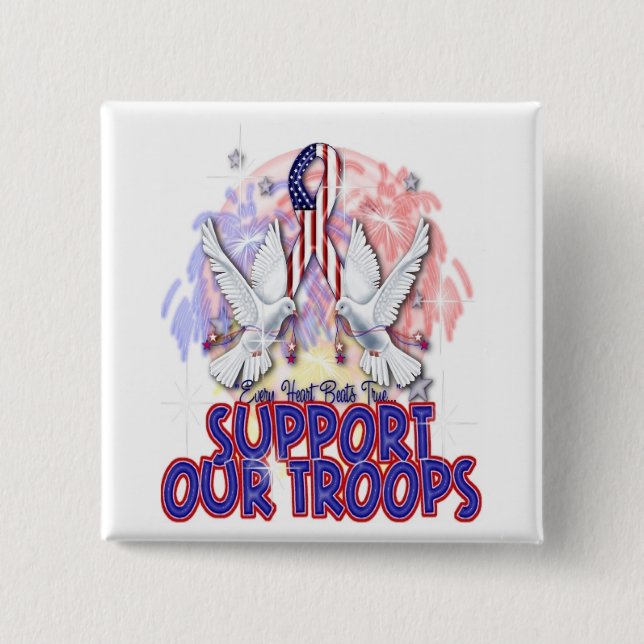 "Support Our Troops" Button (Front)