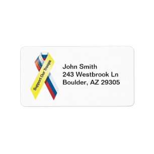 Support Our Troops Label