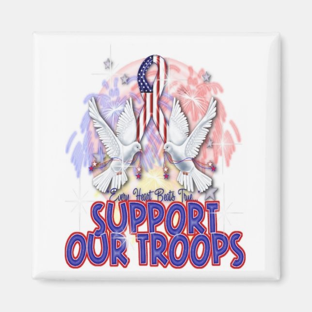 "Support Our Troops" Magnet (Front)