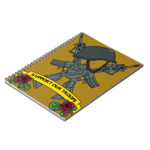 Support Our Troops Notebook