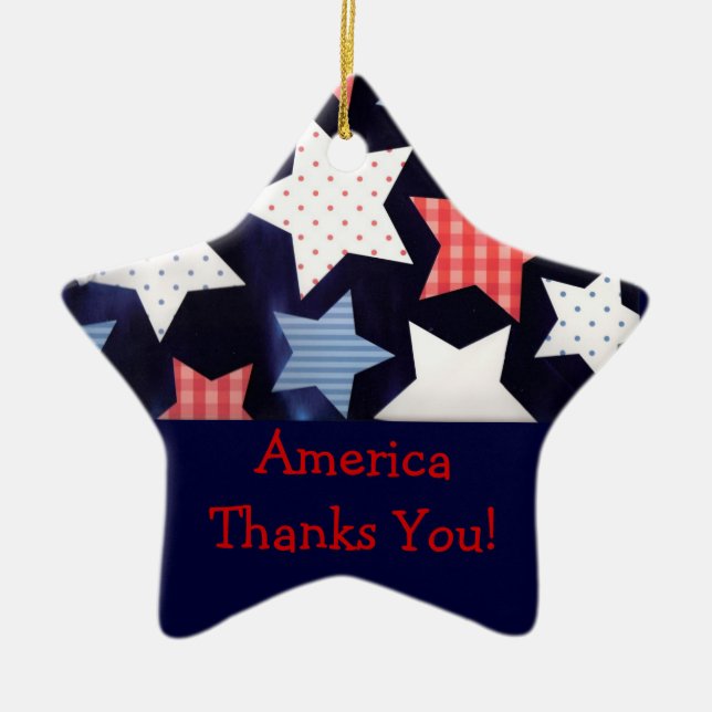 Support Our Troops Ornament (Front)