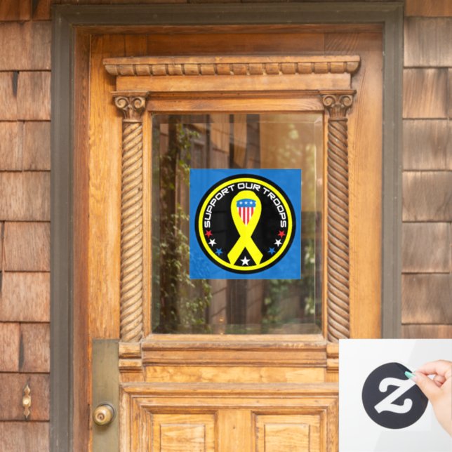 Support Our Troops Patriotic (Home Door)