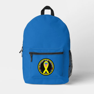 Support Our Troops Patriotic Printed Backpack