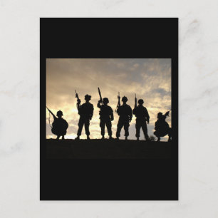 SUPPORT our Troops Postcard