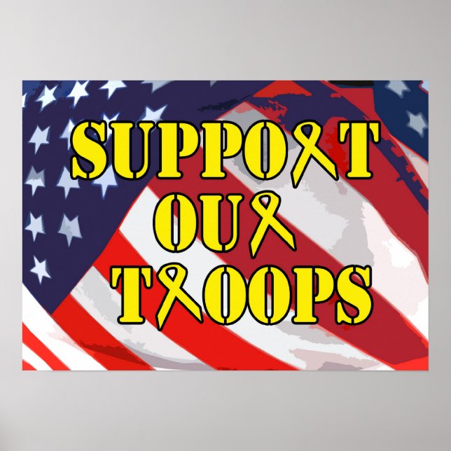 Support Our Troops Poster (Front)