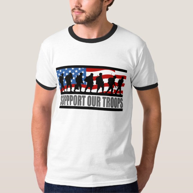 Support our Troops t-shirt (Front)