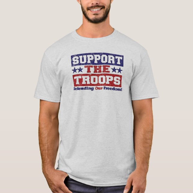 Support our Troops T-Shirt (Front)
