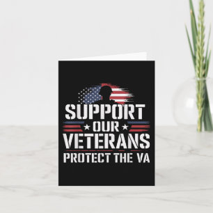 Support Our Veterans And Protest The Va Protest Mi Card